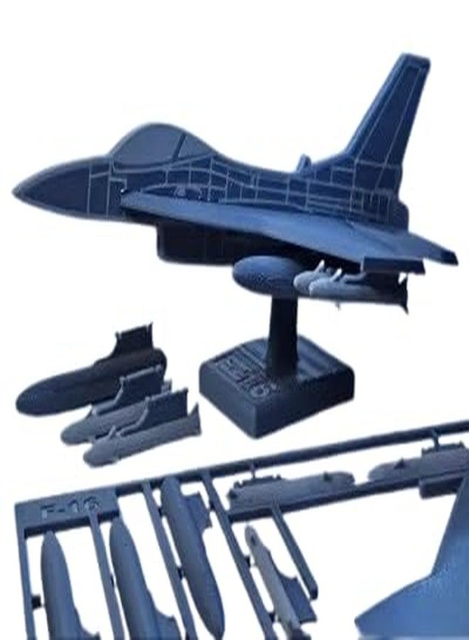 Beoals DIY Model Aircraft Kit, F-16 Fighter Jet Scale Model with Detachable Parts,Multicolor - Image 1